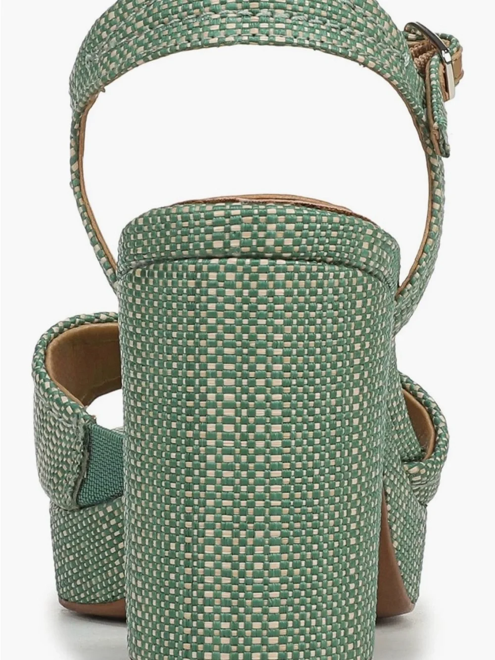 NWT Naturalizer Petra Ankle Strap Platform Sandals in Green Size 8